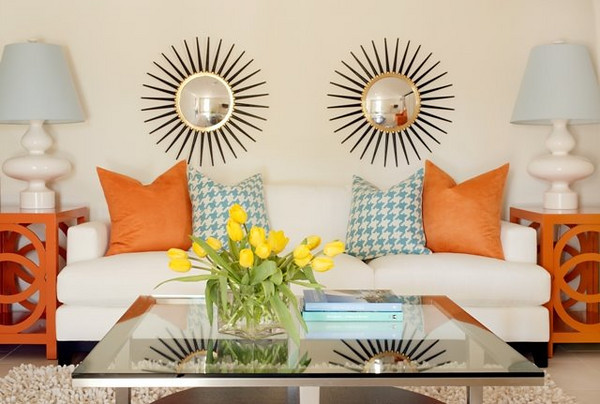 Color Scheme: Turquoise and Orange | ECLECTIC LIVING HOME